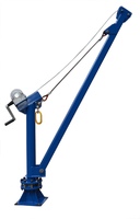 Low-size jib crane, ferrous metal